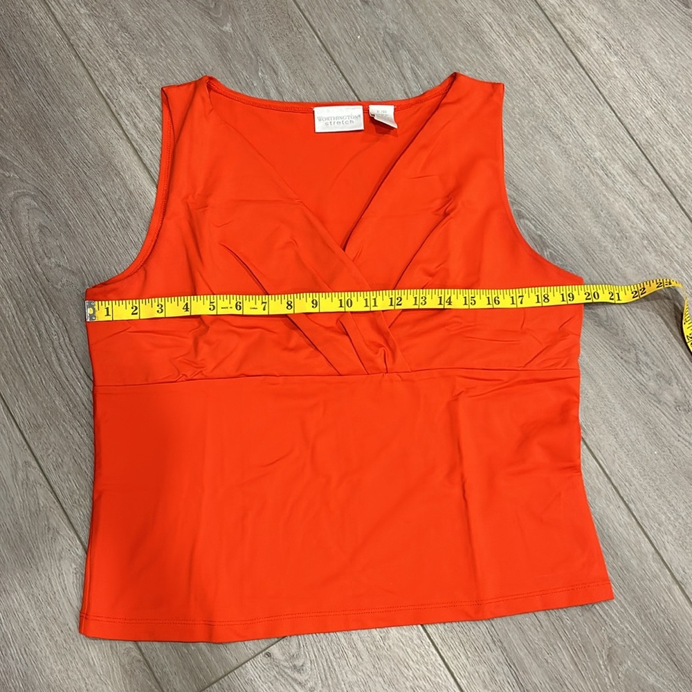 Worthington Sleeveless Top Stretch Fabric Size Extra Large - Picture 4 of 6